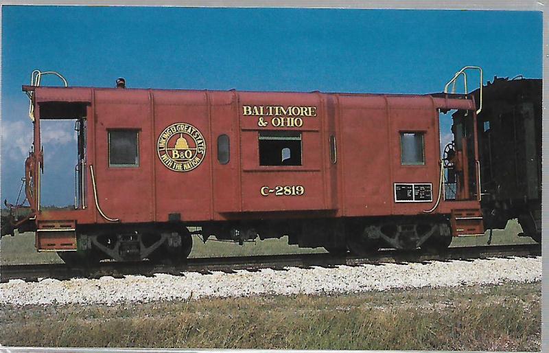 FLORIDA GULF COAST, BALTIMORE & OHIO RAILROAD CABOOSE #C2819