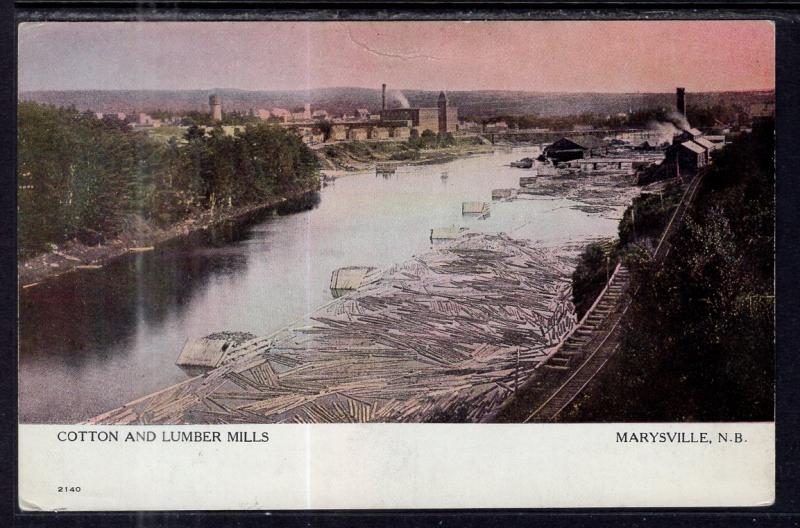 Cotton and Lumber Mills,Marysville,New Brunswick,Canada BIN