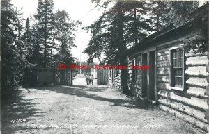 MI, Copper Harbor, Michigan, RPPC, Fort Wilkins, Exterior, Cook Photo No M1104