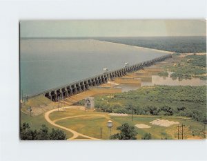 Postcard Santee Dam And Spillway, South Carolina