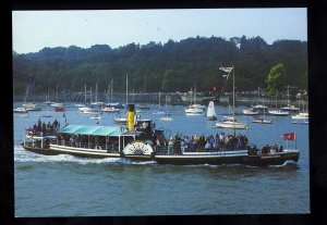 F2915 - River Paddle Steamer - Kingswear Castle - built 1924 - postcard