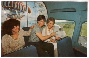 First Lady, Nancy Reagan, Ron Jr and Wife Dora on Good Year Blimp