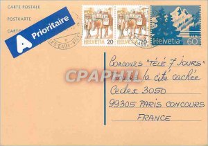 Entier Postal Switzerland 1992 Paris