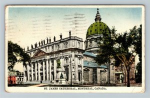 Montreal-Canada, St. James Cathedral, Vintage c1931 Postcard