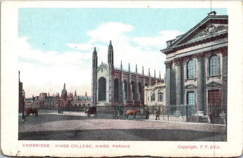 England Cambridge Kings College Kings Parade