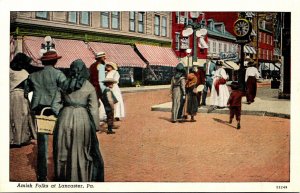 Pennsylvania Amish Folks Of Lancaster County Curteich