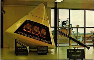 John F Kennedy Space Center NASA Apollo Command Module Merritt Island Postcard 