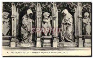 Postcard Ancient Church Of Brou Maurolee of Margaret of Bourbon