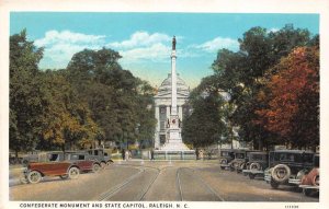 Raleigh North Carolina Confederate Monument & State Capitol, PC U14017