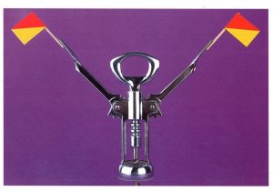 Corkscrew Dancer Strictly Come Dancing Invention Flags Postcard