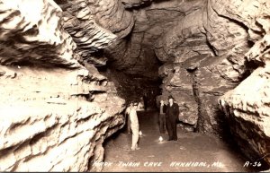 Missouri Hannibal Mark Twain Cave 1942 Real Photo