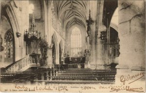 CPA CONTY IntÃ©rieur de l'Ãglise (25492)