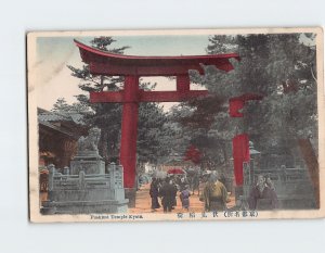 Postcard Fushimi Temple Kyoto Japan