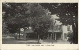 Ashfield MA Ashfield House c1910 Postcard