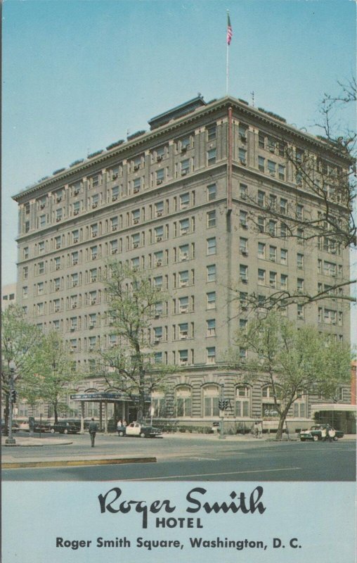 Postcard Roger Smith Hotel Washington DC