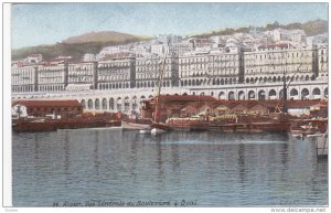 ALGER, 1900-1910's; Vue Generale Du Boulevard & Quai