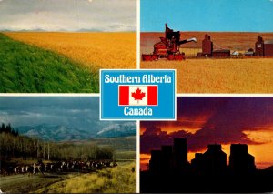 Canada Southern Alberta Farming and Ranching Scenes Multi View