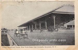 Grand Stand and Track, New York State Fair Grounds Syracuse, NY, USA Horse Ra...