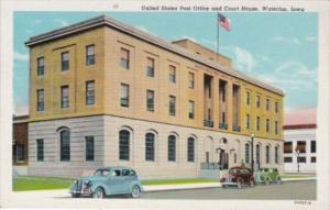 Iowa Waterloo Post Office and Court House 1940 Curteich