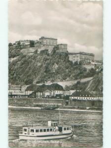 old rppc NICE VIEW Koblenz - Coblenz - Bacharach - Bingen - Mainz Germany i3053