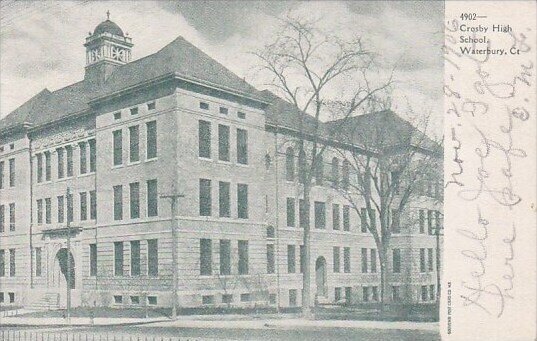 Crosby High School Waterbury Connecticut 1906