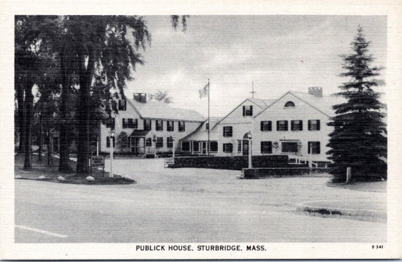 Postcard MA Sturbridge - Publick House
