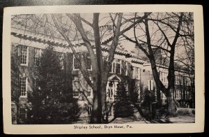 Vintage Postcard 1915-1930 Shipley school, Bryn Mawr, Pennsylvania (PA)