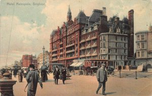 Hotel Metropole, Brighton, England, Great Britain, 1909 Postcard, Used