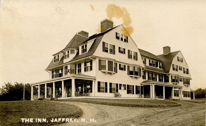 NH - Jaffrey. The Inn (Shattuck).   *RPPC (damaged card)