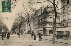 CPA NEUILLY-sur-SEINE - Avenue de NEUILLY et rue d'Orléans (44293)