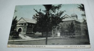Exposition Building Illinois State Fair Springfield Illinois Postcard 1141