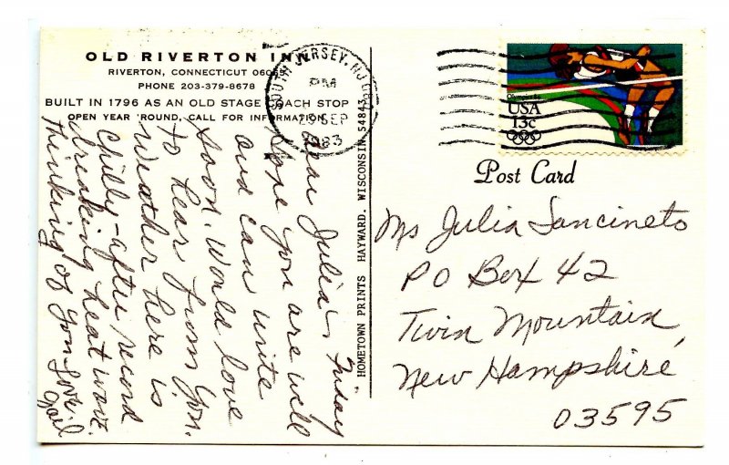 CT - Riverton. Old Riverton Inn