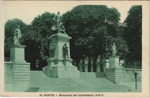 CPA NANTES Monument des Combattants GUERRE MILITAIRE 1870 (46950)