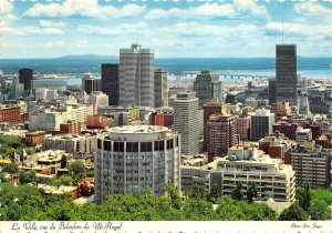 BT16506 The city Mt rock lookout Montreal  canada