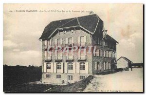 Old Postcard Ballon d'Alsace Grand Hotel Stauffer and Summit