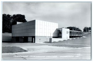 Cherokee Iowa IA RPPC Photo Postcard Cherokee Community Center c1950's Postcard