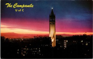 Campanile U of C View Postcard UNP VTG Mike Roberts Unused Vintage 