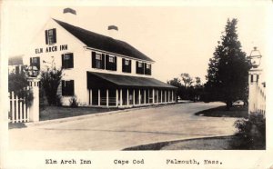 Falmouth Massachusetts Cape Cod Elm Arch Inn Real Photo Postcard JI657807