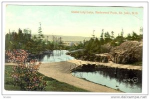 Outlet Lily Lake, Rockwood Park, St. John, New Brunswick, Canada, 1900-1910s