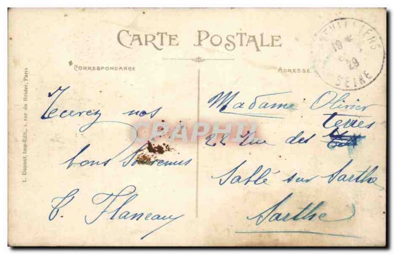 Paris Postcard Old Station of & # 39Est