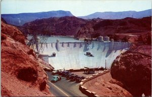 Hoover Dam Lake Mead Nevada Black Canyon Postcard Cancel PM Flagstaff AR WOB 