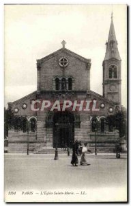 Paris Postcard Old St. Mary