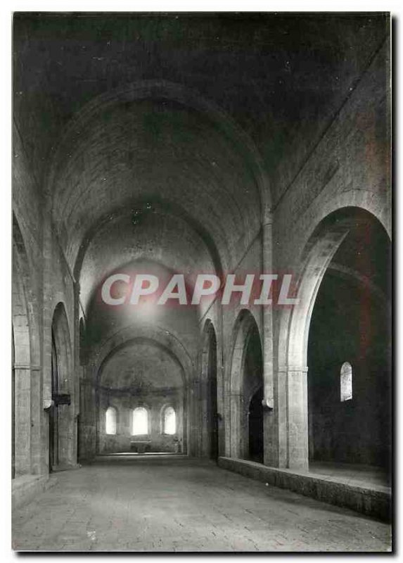 Modern Postcard The Var Thoronet Abbey Nave of the Church to the West