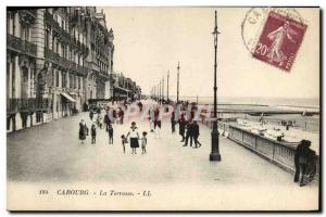 Old Postcard Cabourg La Terrasse