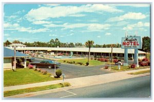 c1960's Mayfair Motel Roadside Cars Pensacola Florida FL Vintage Postcard