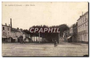 Langon Old Postcard The aisles Maubec