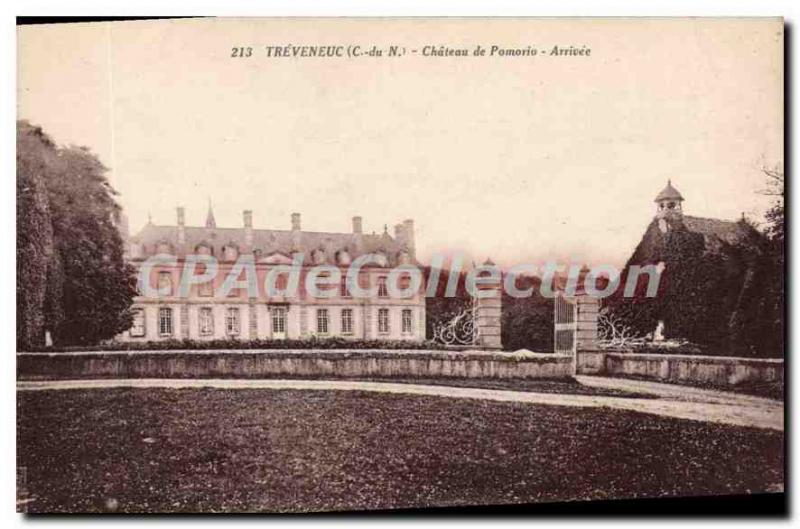 Postcard Old TREVENEUC castle of Pomorio