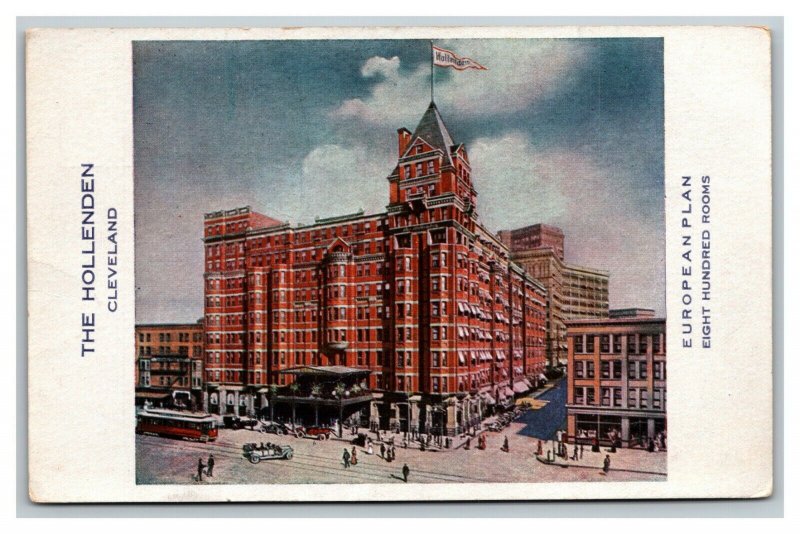 Vintage 1920's Advertising Postcard The Hollenden Hotel Cleveland Ohio