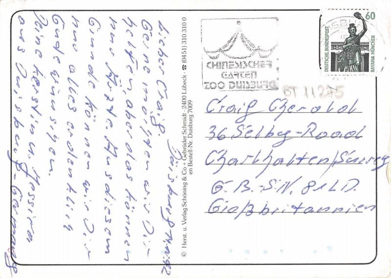 BT11275 Duisburg        Germany