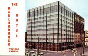 The Marlborough Hotel Winnipeg Manitoba Vintage Advertising Postcard C1950s